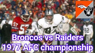 1977 Broncos vs Raiders AFC championship #sports #history #nfl  #story #viral #rivals #viralvideo