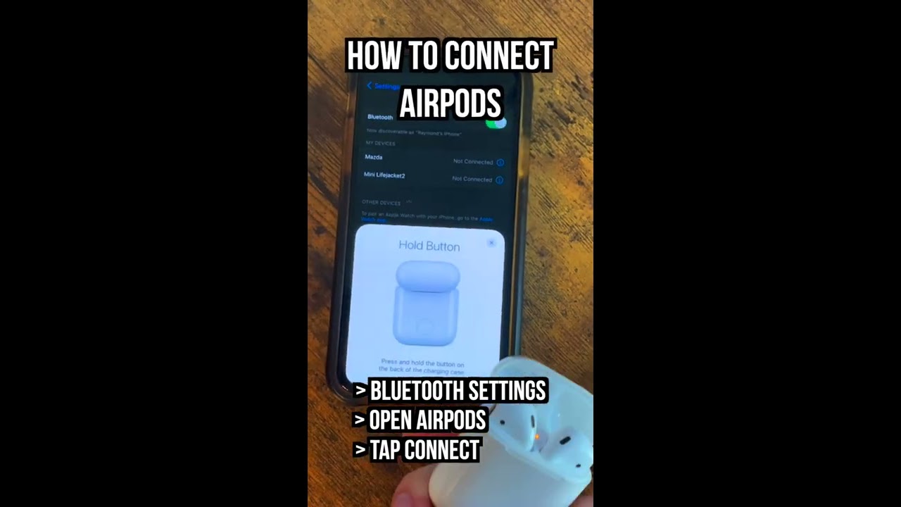 How To Connect Airpods IPhone