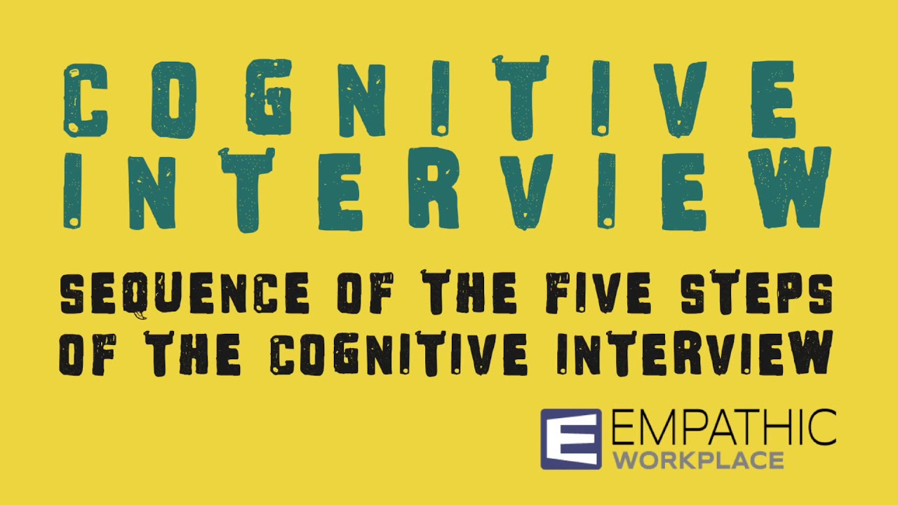 cognitive interview case study