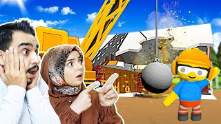 İNŞAAT İŞÇİSİ OLDUK !! 😱 Wobbly Life screenshot 2