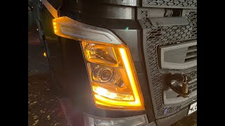 Доработка света на фуре | Установка светодиодных линз в Volvo FH