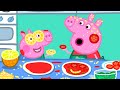 Messy Pizza Making With George 🍕🐽 Peppa Pig and Friends Full Episodes
