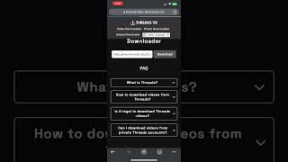 How To Download Videos From Threads App