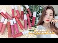 Sub) 롬앤 #제로벨벳틴트 17색 전색상 발색💗 (컬러 싹 정리해줄게👍🏻) / ROM&ND Zero Velvet Tint Review Swatches I 루치나Luchina