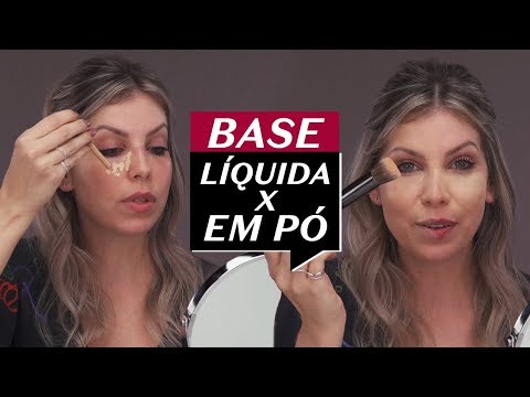 Vídeo: Diferença Entre Base E Pó