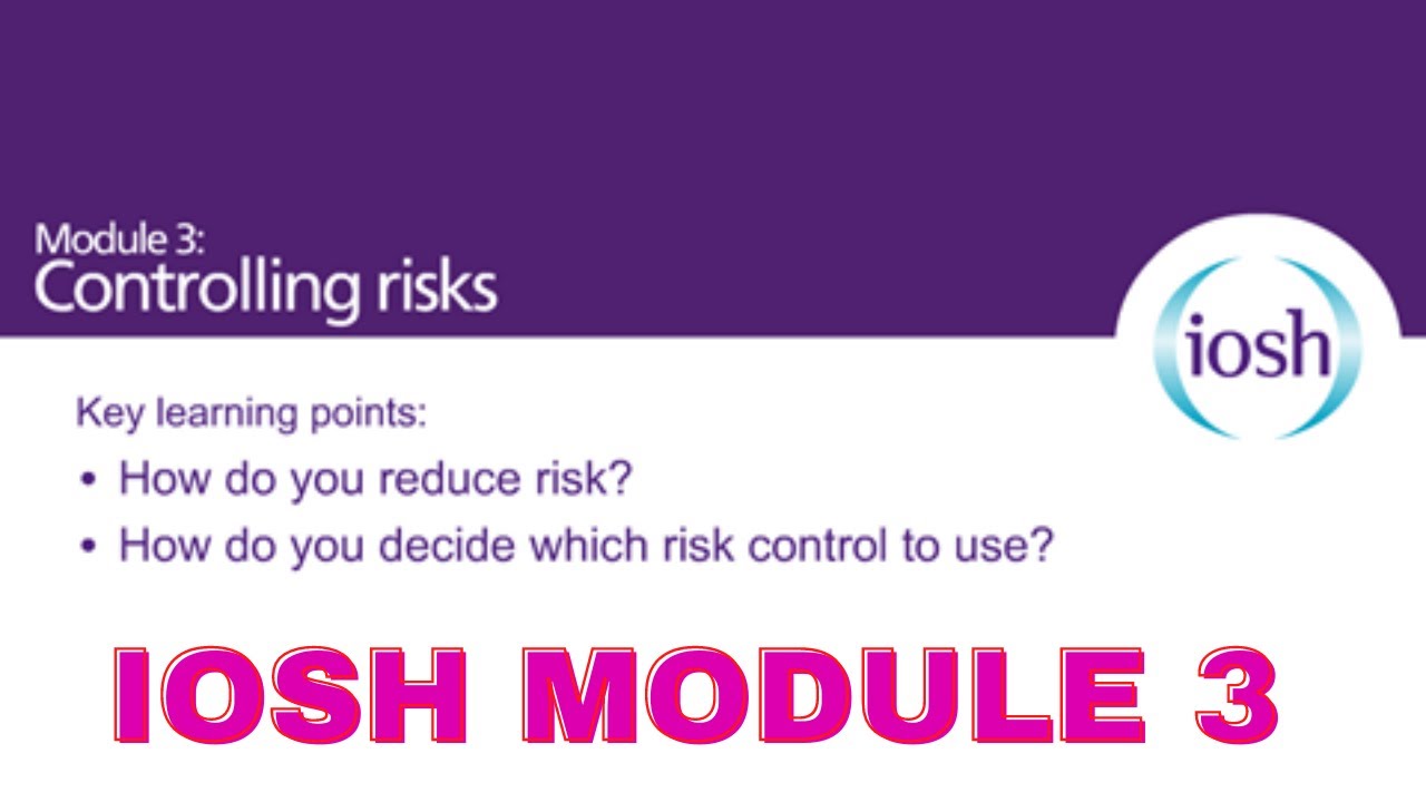 IOSH Managing Safely Module # 3 in URDU/HINDI  