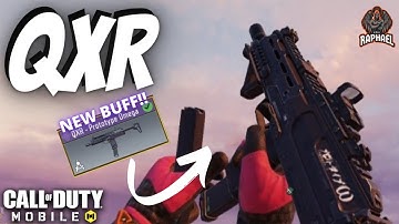 THE *NEW* BUFF ON QXR IS SO INSANE IN BATTLE ROYALE!! | QXR GUNSMITH | CALL OF DUTY MOBILE