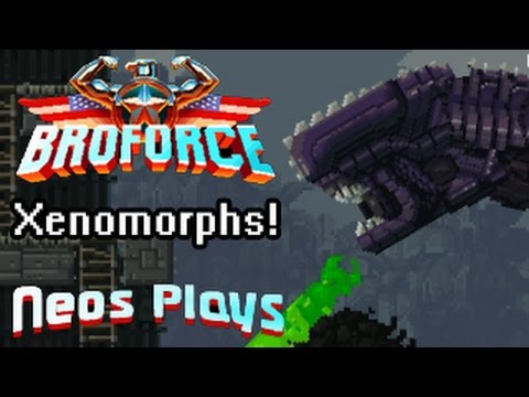 Video: Broforce Xenomorphs In The Aliens Crossover V Novej Aktualizácii