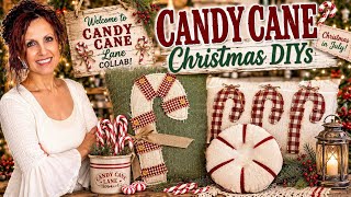 Christmas in July | Cozy Candy Cane Christmas DIY’s