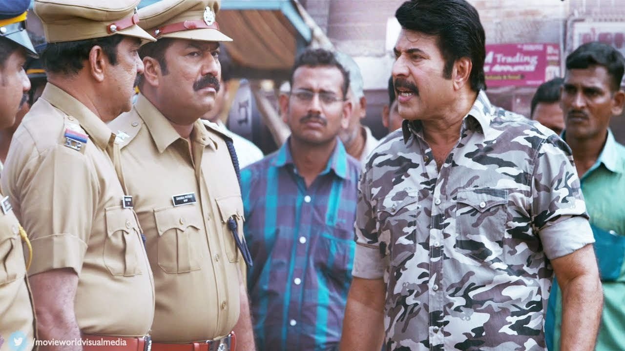 Tamil Action Scenes  Fire Man Movie Action Scenes  Mammootty Action Scenes  Tamil Movie Scenes