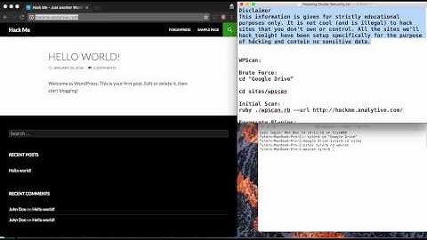 Brute Force Hacking A Wordpress Website Using WPScan