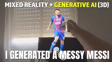 Tri3D: Text-to-3D Model Generative AI in Mixed Reality App + Hand-tracking