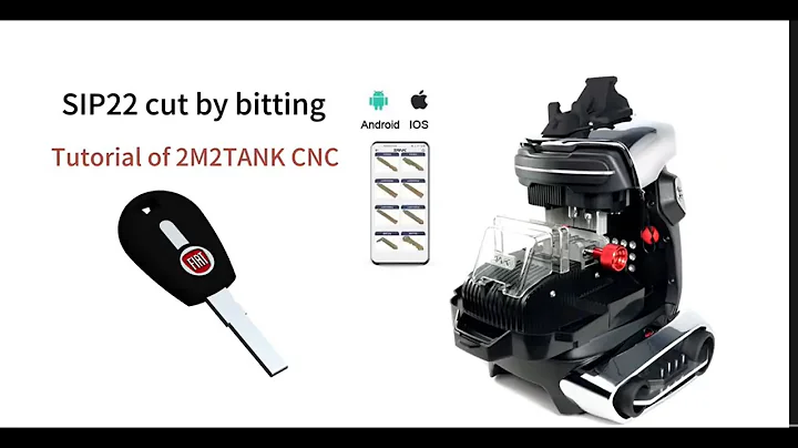 How to Cut SIP22 Keys by Bitting Using the 2M2 Tank II Pro