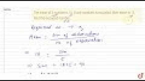 The mean of 5 numbers is 18. If one numbers is    excluded, their mean is 16. Find the excluded...