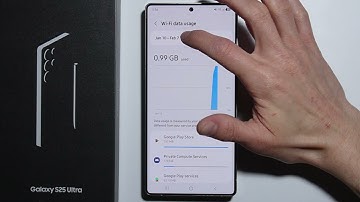 Samsung S25 Ultra: How to Check WiFi Data Usage?