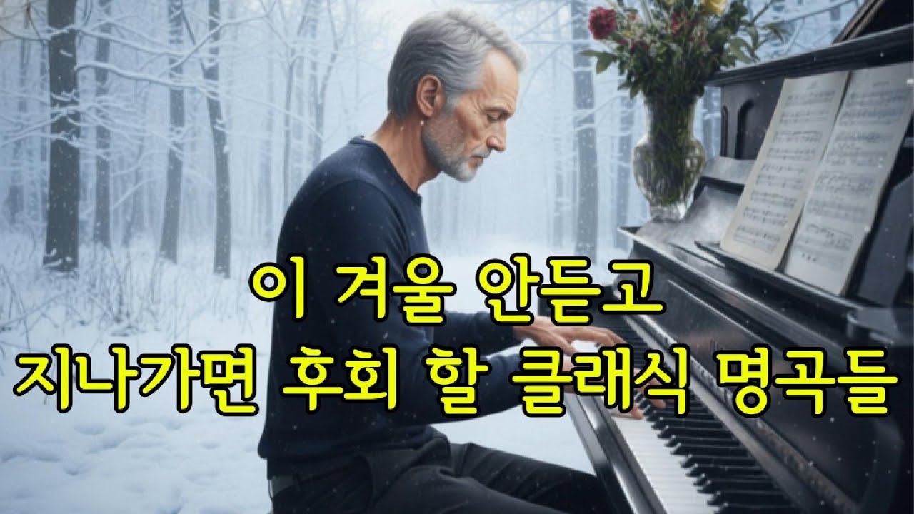 눈이 내리면, 마음을 스치는 겨울 클래식 명곡들. 겨울 바람이 건네는 이야기고요한 클래식 선율 속에서 마음의 평화를 느껴보세요.Healing Classics와 함께하는 하루의 쉼표