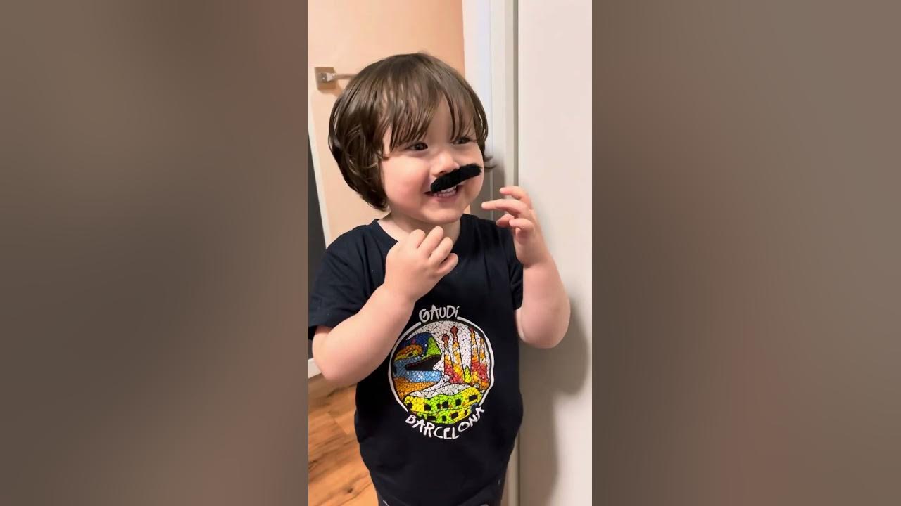Funny 3 Year Old With A Moustache So Cute YouTube funny-3-year-old-with-a-moustache-so-cute-youtube