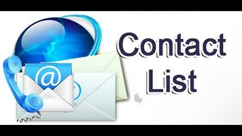 How to make a "Contact List" with JavaScript !