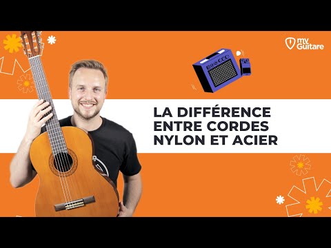 La différence entre une guitare avec des cordes en Nylon et en