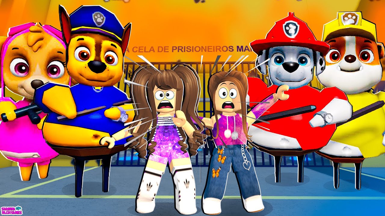 VIRAMOS A BEBÊ POLICIAL FOFA DO ROBLOX!! GIRL BARRY'S BABY PRISON RUN! 