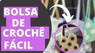 ? Bolsa de Crochê Super Fácil Veja Como Fazer Passo a Passo