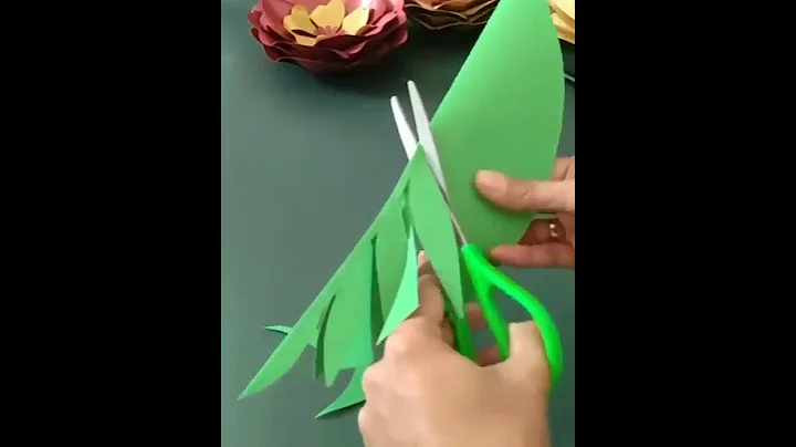 Giant Paper Leaf 🍃| How to Make Paper Leaf | Handmade Paper Craft