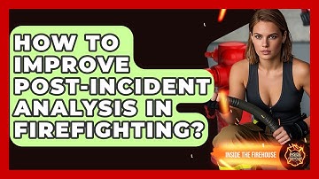 How To Improve Post-Incident Analysis In Firefighting? - Inside the Firehouse