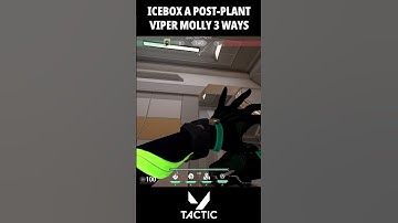 Icebox Attack Viper 3 Ways to Use Snake Bite After A Site Spike is Installed | Valorant Tactic