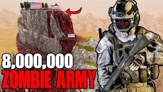 US ARMY Mountain Fortress Surrounded by 8 MILLION ZOMBIES!  UEBS 2: Nuclear Warfare Mod