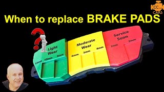 When to Change Brake Pads, Thickness Minimum and WHY