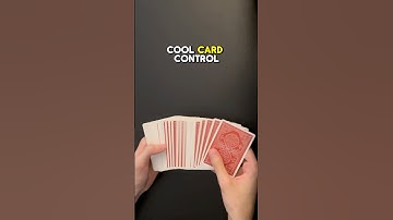 My Favorite Beginner Card Control - 1 Minute Tutorial #magic #tricks #tutorial