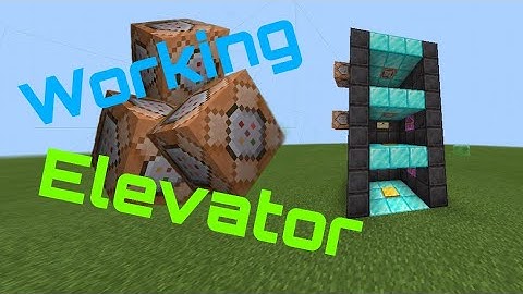 How to make a working elevator in Minecraft. (Command Block)