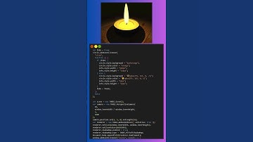 Lonely Candle Using HTML and CSS #shorts