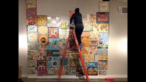 Time Lapse of Game Board Wall for Let