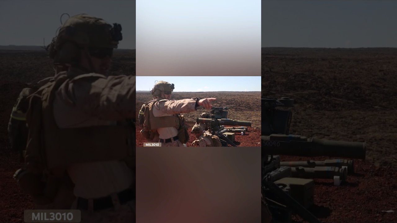US Marines: BGM-71 TOW anti-tank missile system during live-fire exercises in Hawaii