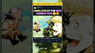 LEMILLION vs the NEW GENERATION 🫣🤩 | #myheroacademia #edit #mha #amv #anime