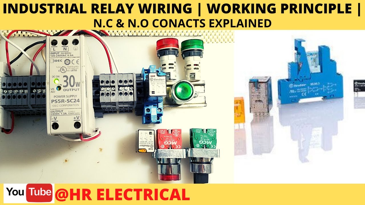 how to wire relay and wiring diagram - YouTube