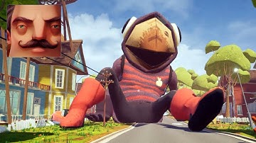 Hello Neighbor - New Hello Neighbor 2 Big Guest Kid Act 2 Trampoline Gameplay Walkthrough