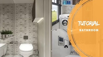 [Tutorial] Bathroom Design / 田字卫浴 | AiHouse