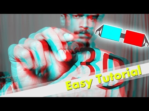 Wie man ein 3D-Bild in Photoshop machen | Einfache photoshop tutorial