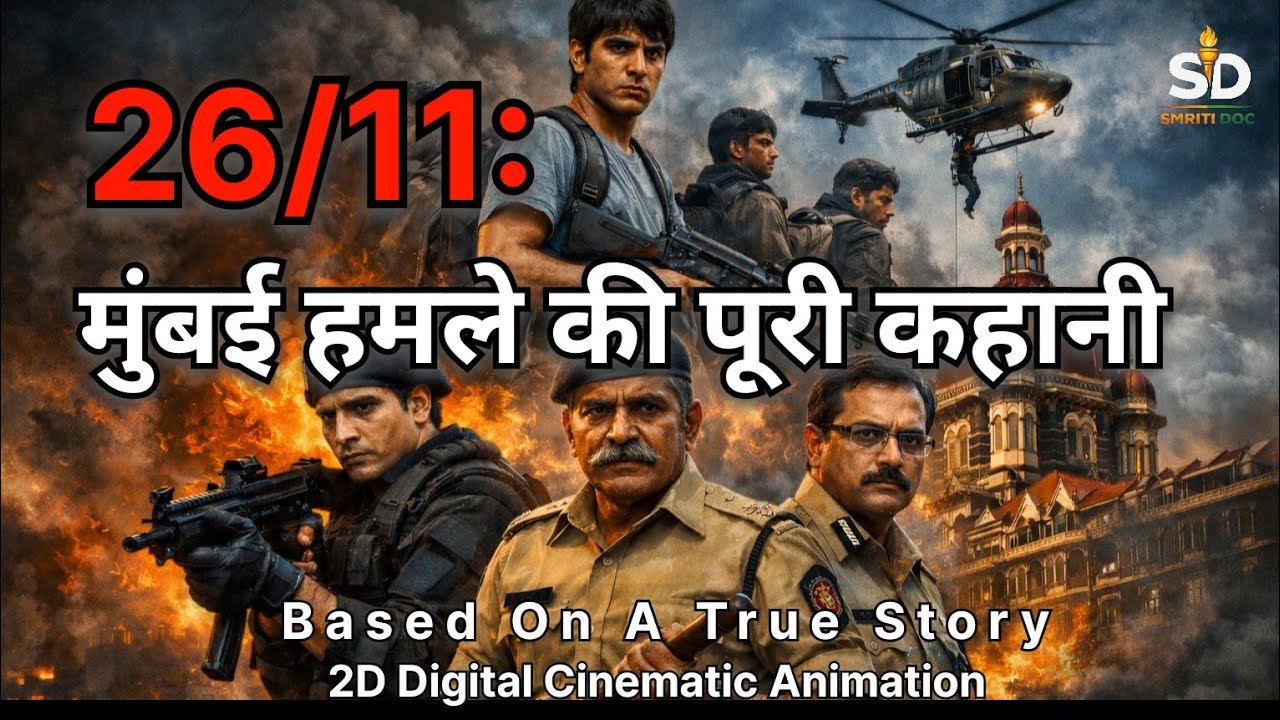 26/11 Mumbai Attack: आखरी मोर्चा | कसाब को कैसे पकड़ा? (2D Digital Animation)