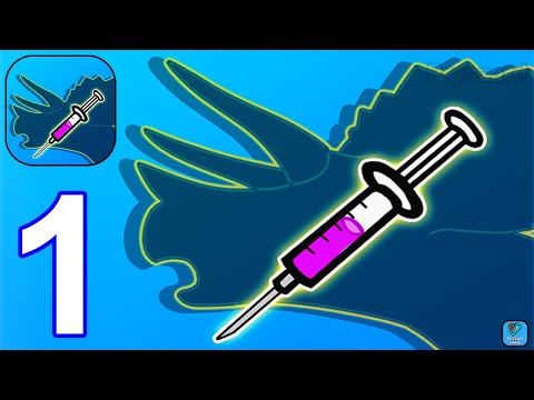 Dino Lab - Gameplay Walkthrough Part 1 Tutorial Dino DNA Labolatory (iOS,Android)