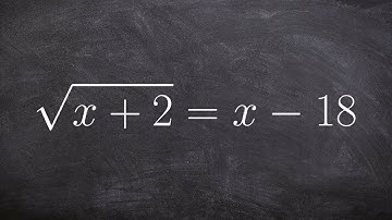 Math Tutorial for Solving Radical Equations