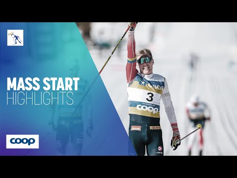 Martin Loewstroem Nyenget (NOR) | Winner | Men's 50 km. Mass Start C | Oslo | FIS Cross Country