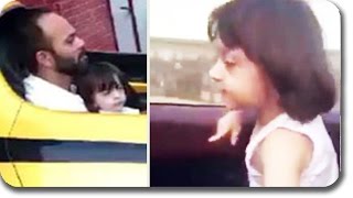 Shahrukh's Son Abram DRIVES A CAR With Rohit Shetty