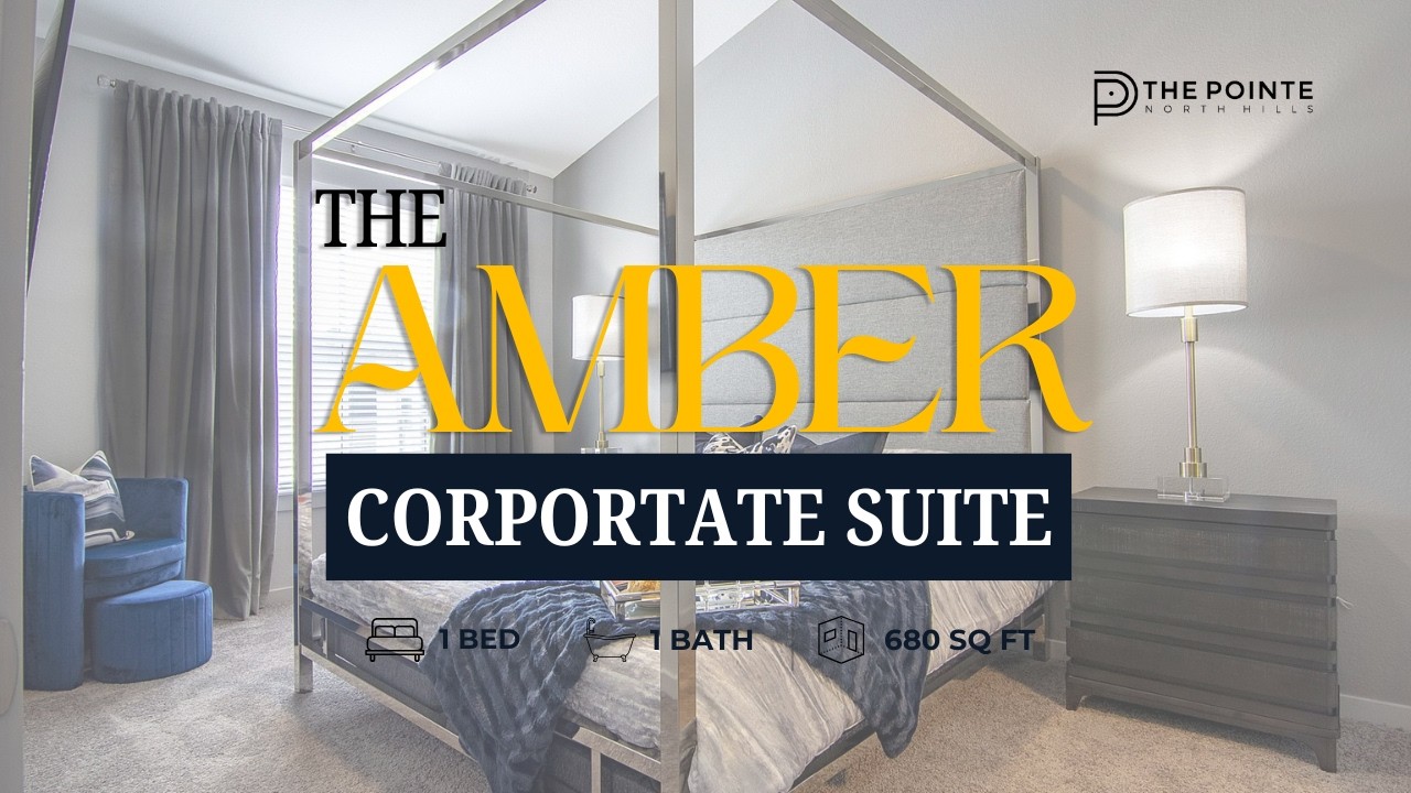 Amber Corporate Suite | Fully-Furnished Luxury Apartment | The Pointe North Hills | The Pointe North Hills