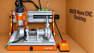 I Made an Aluminum Frame with a Desktop CNC! | LUNYEE 3020 Nova