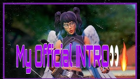 MY OFFICIAL GAMING INTRO😘🎮!!!!