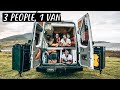 3 PEOPLE LIVING IN A VAN | Van Life in Scotland 🏴󠁧󠁢󠁳󠁣󠁴󠁿