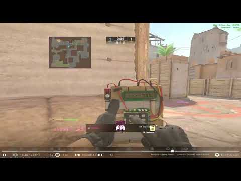 💪🏿😠 CYGDEN AK47 1 VS 4 (DEDUST2 (B) UPPER TUNNEL)